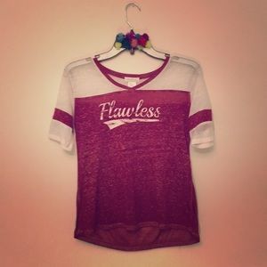 Full tilt red Flawless tee size youth XL